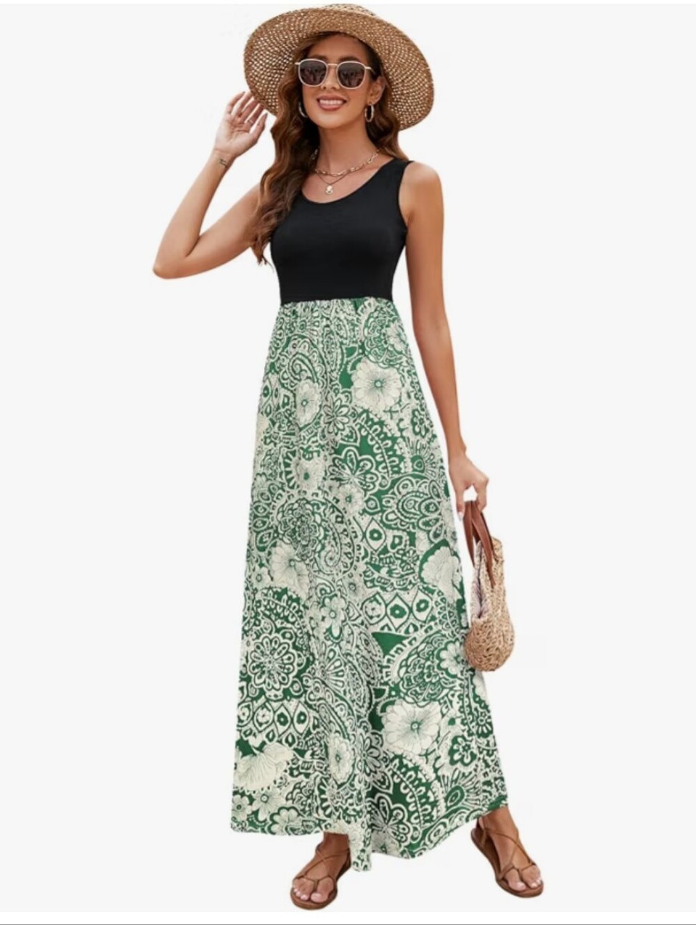 NWT Bohemian Tank Maxi Dress XXL